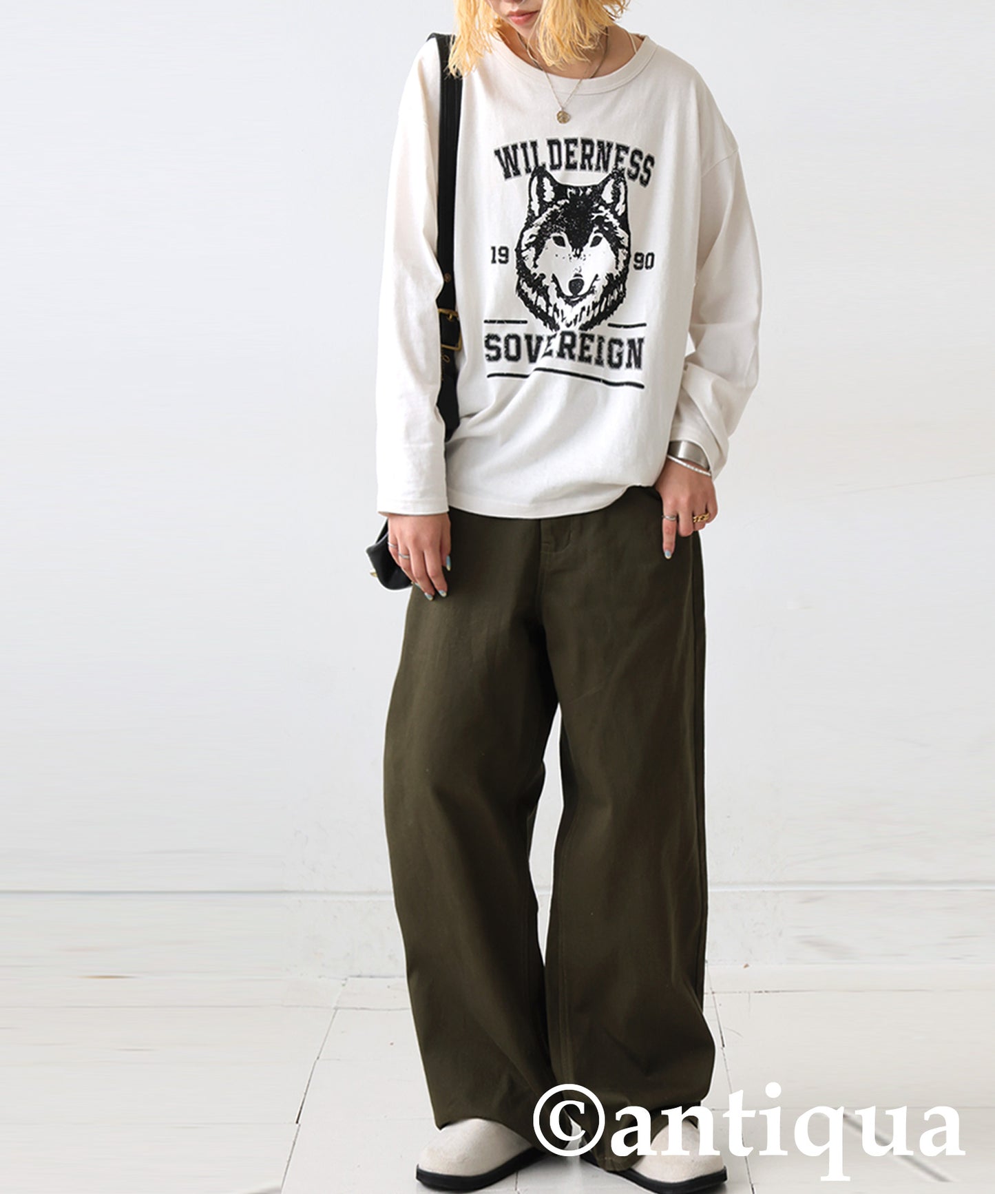 Animal College Logo Long Sleeve T-Shirt Ladies