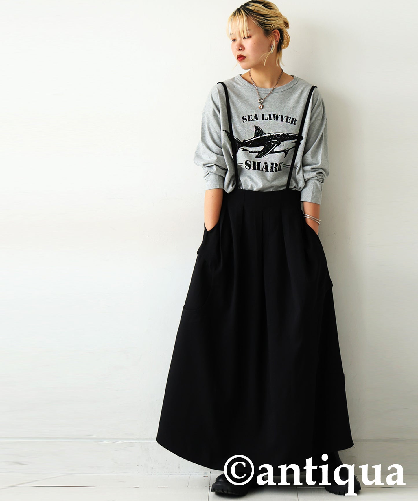 Long-Sleeved 100% Cotton Animal Print Long-Sleeved T-Shirt Ladies