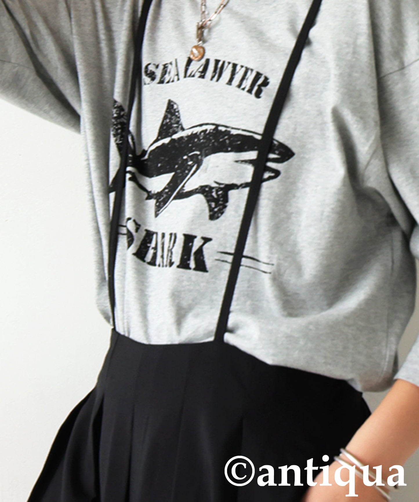 Long-Sleeved 100% Cotton Animal Print Long-Sleeved T-Shirt Ladies