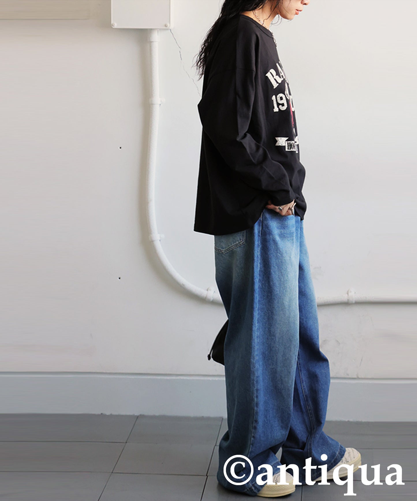 Animal College Logo Long Sleeve T-Shirt Ladies