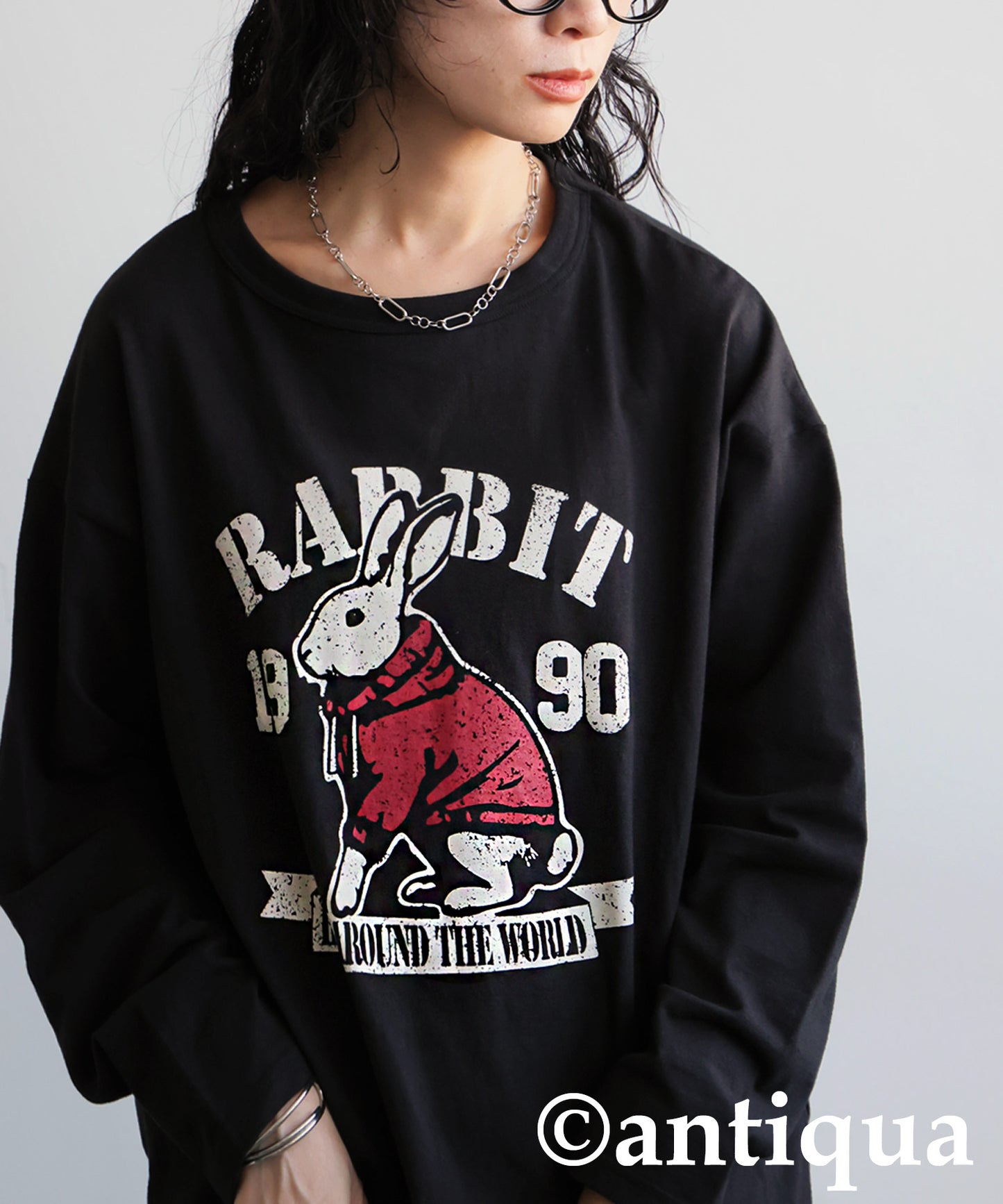 Animal College Logo Long Sleeve T-Shirt Ladies