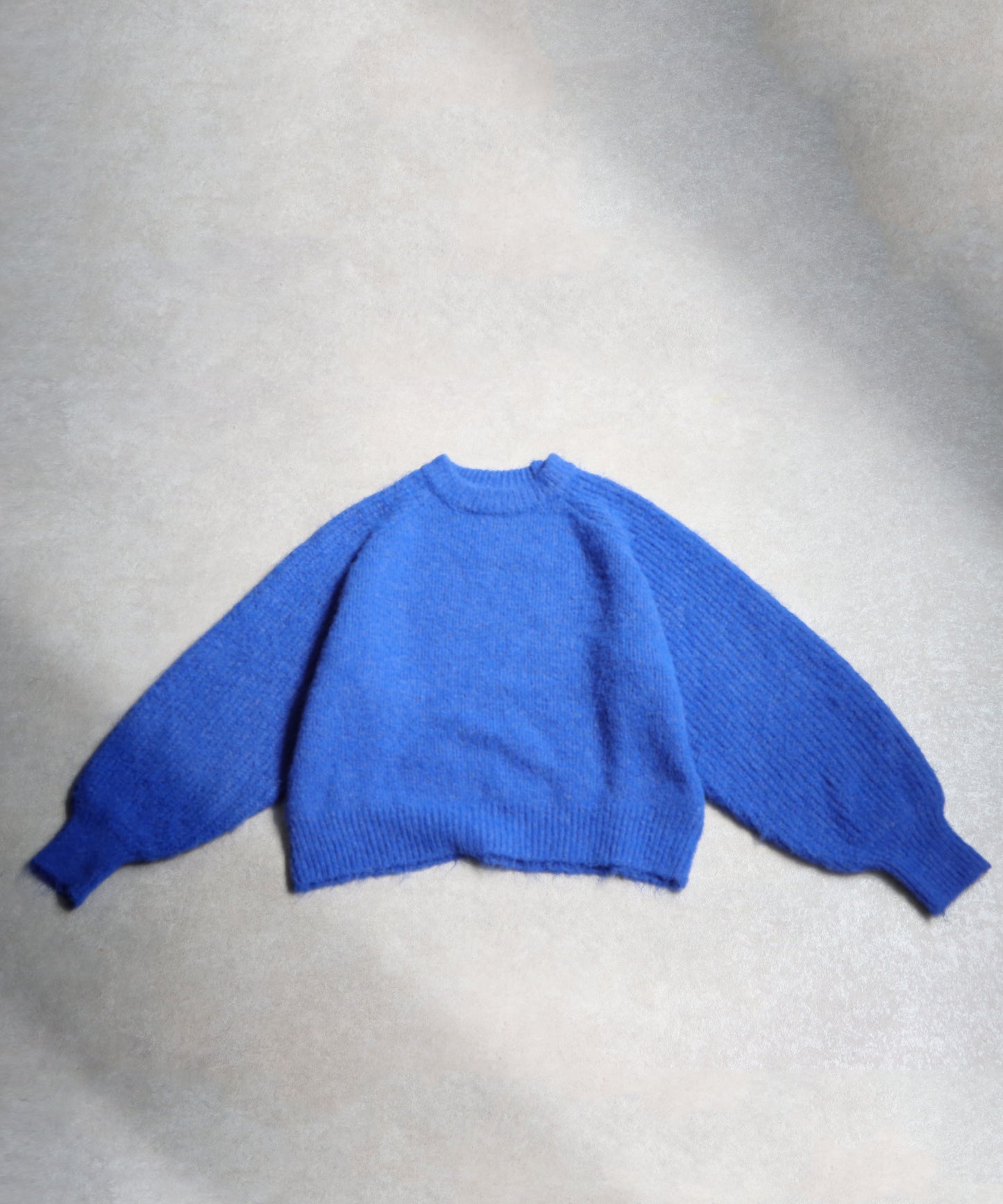 Rib Raglan Sleeve Knit Ladies