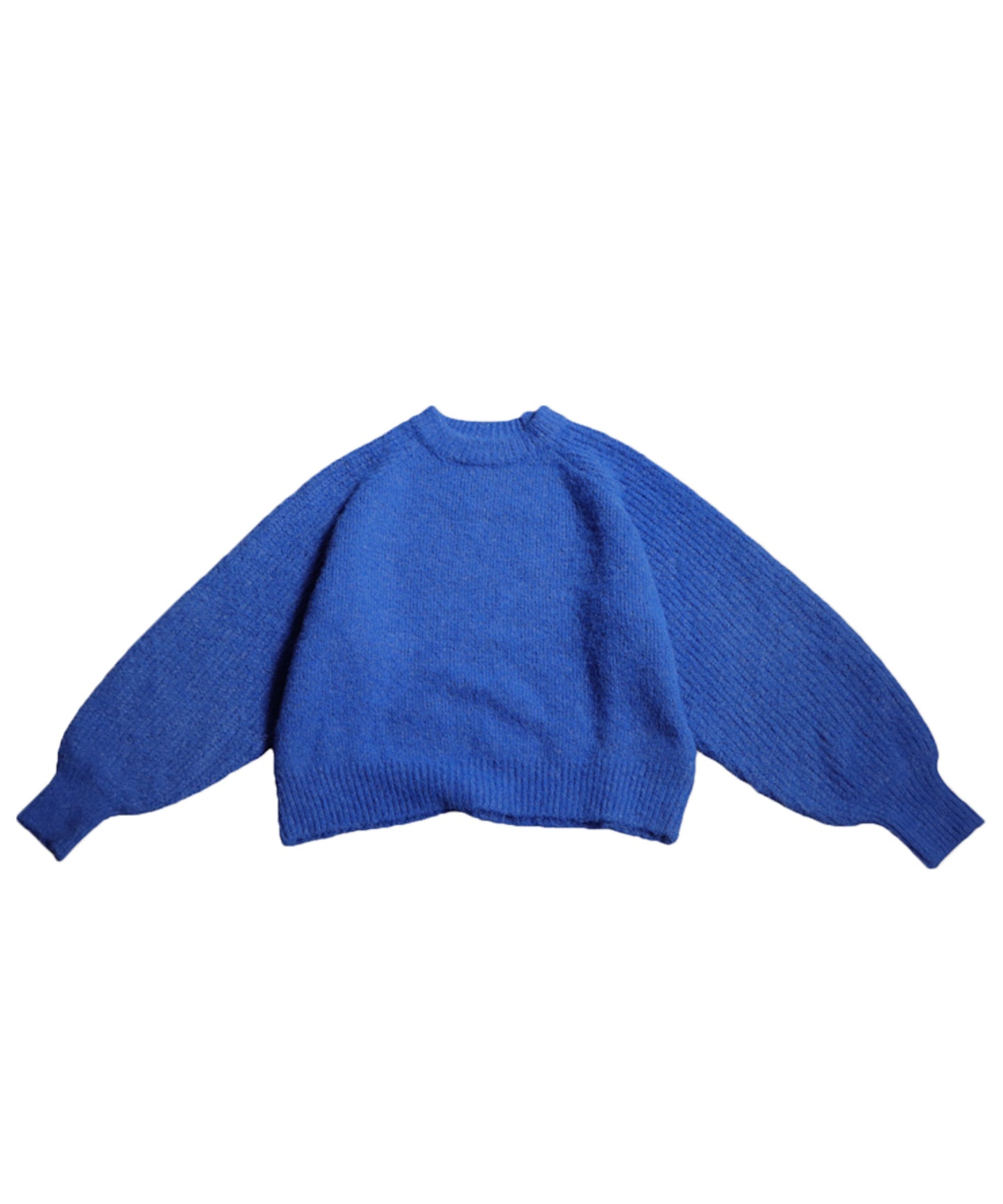 Rib Raglan Sleeve Knit Ladies