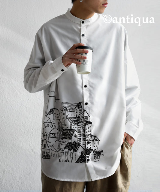 Hand-drawn art shirt Men's