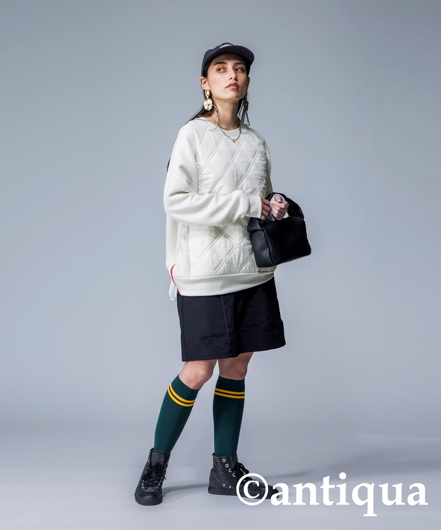 ANTIQUAGOLF×STCH Ladies quilting tops