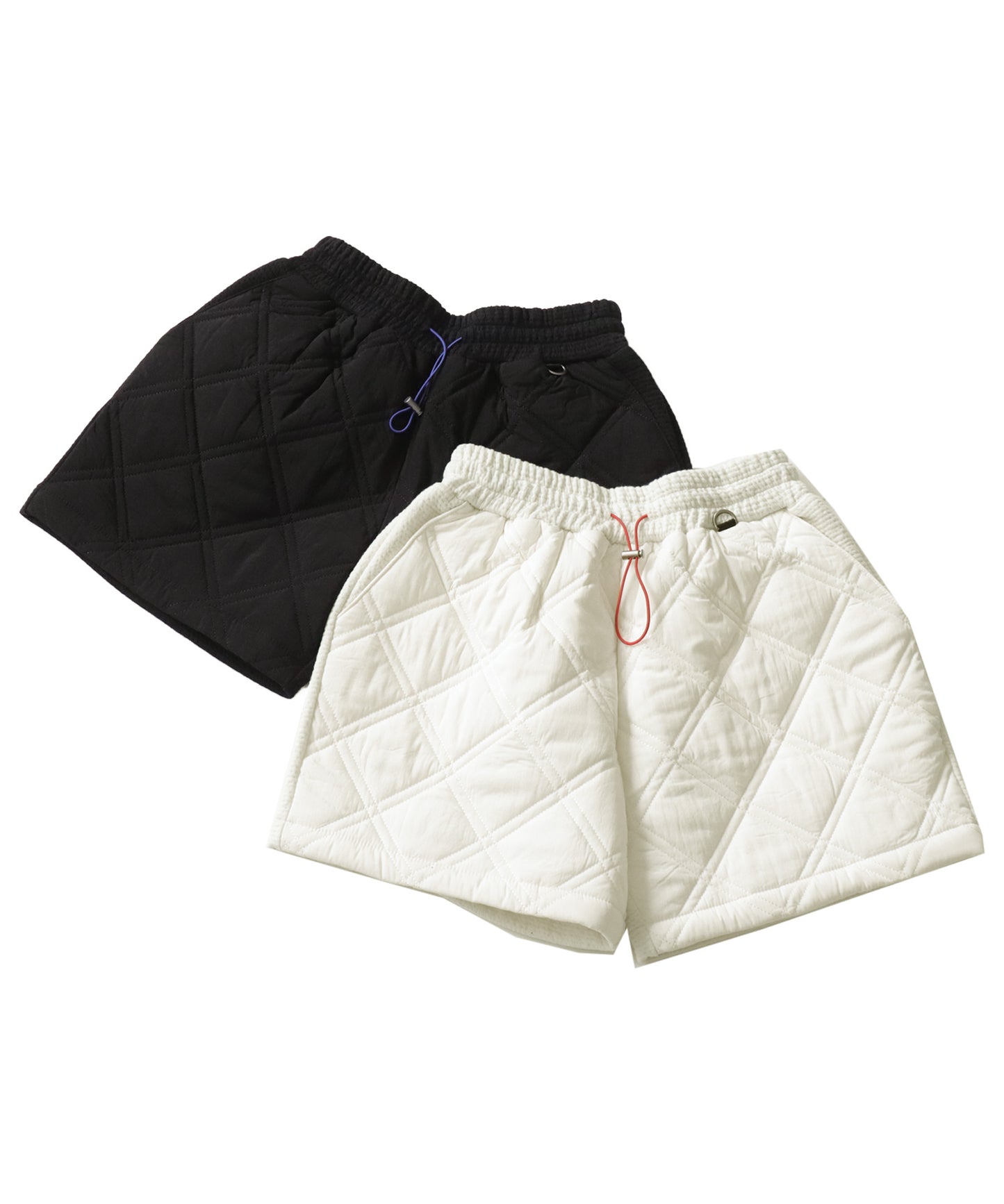 ANTIQUAGOLF×STCH Ladies quilting shorts