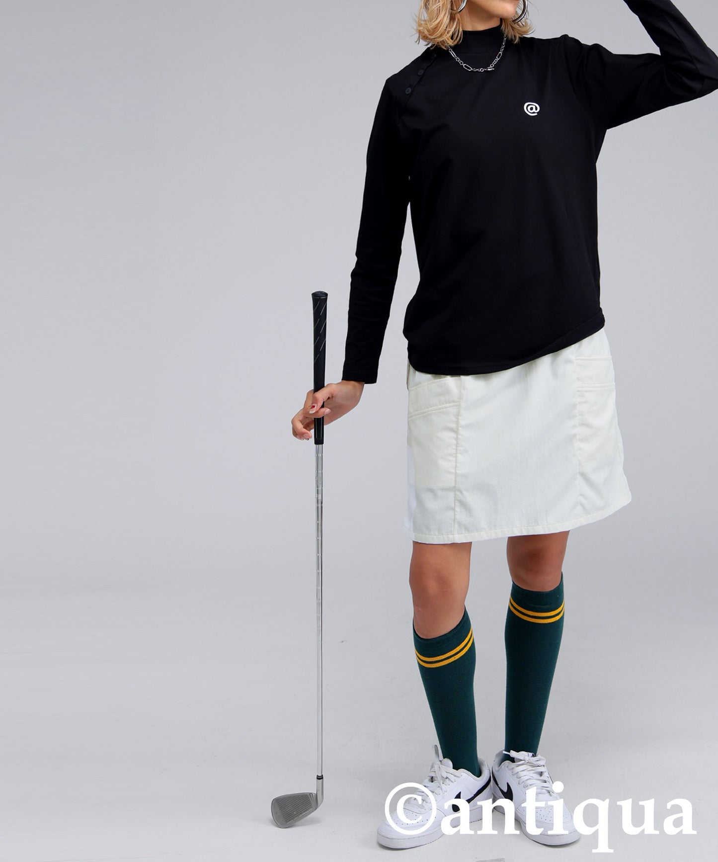 ANTIQUAGOLF×STCH Ladies Pocket Design Skirt