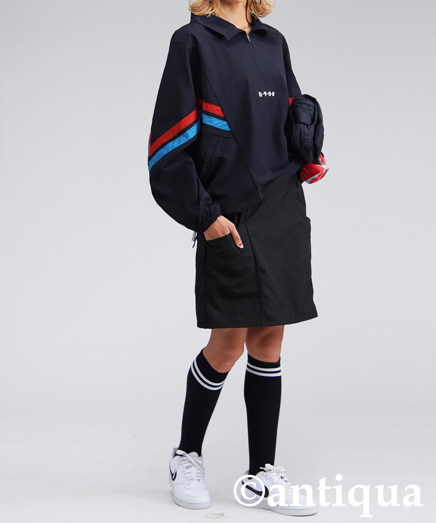 ANTIQUAGOLF×STCH Ladies Pocket Design Skirt