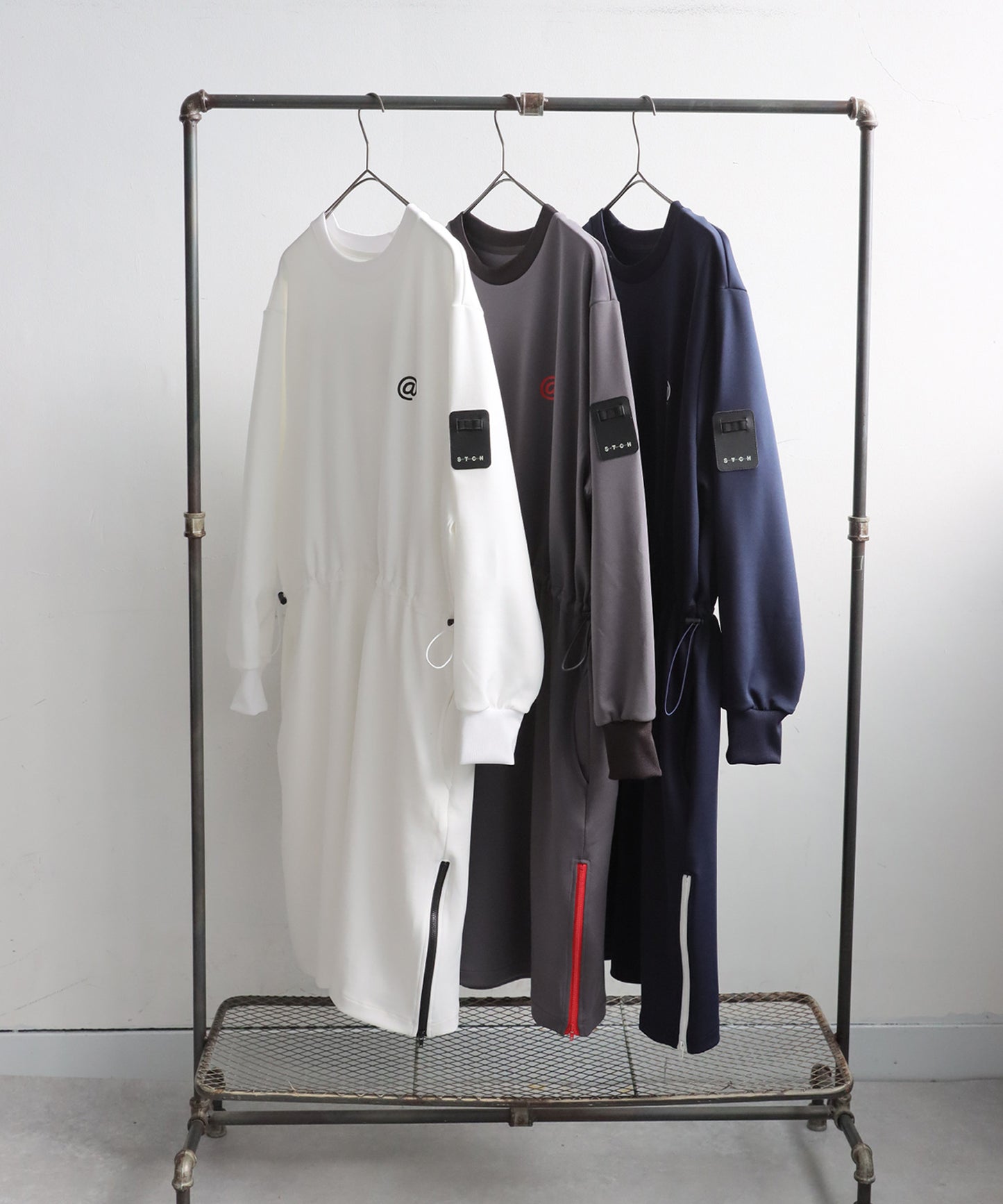 ANTIQUA GOLF×STCH ponte fabric Dress Ladies