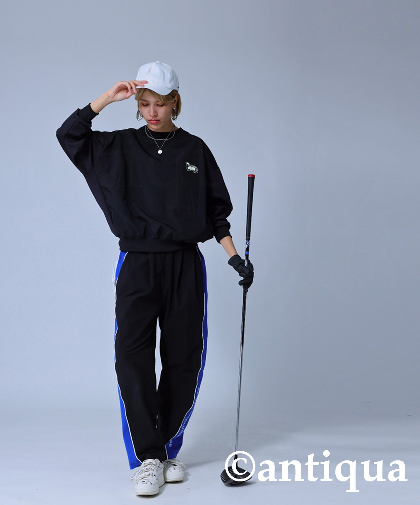 ANTIQUA GOLF×STCH Corgi Logo Tops Ladies