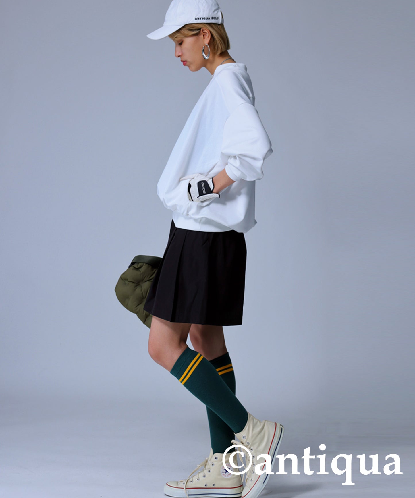 ANTIQUA GOLF×STCH Corgi Logo Tops Ladies