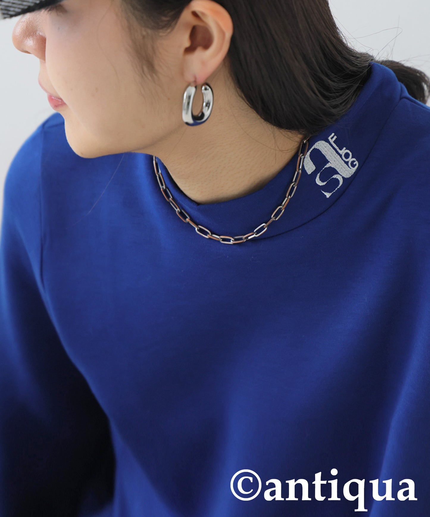 ANTIQUA GOLF×STCH Logo Color Scheme Tops Ladies