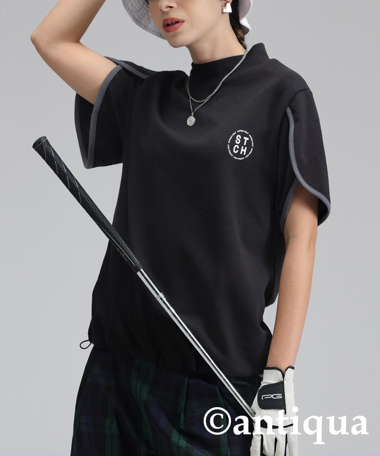 Ladies ANTIQUA GOLF × STCH Petal Sleeve Tops