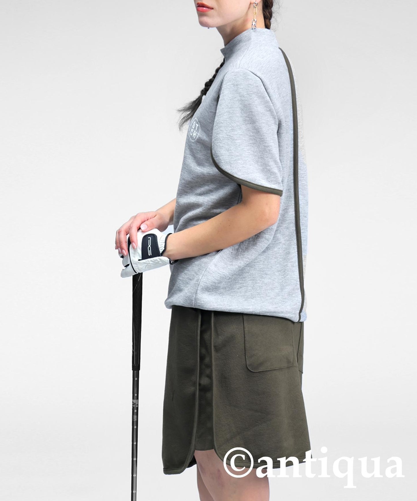 Ladies ANTIQUA GOLF × STCH Petal Sleeve Tops