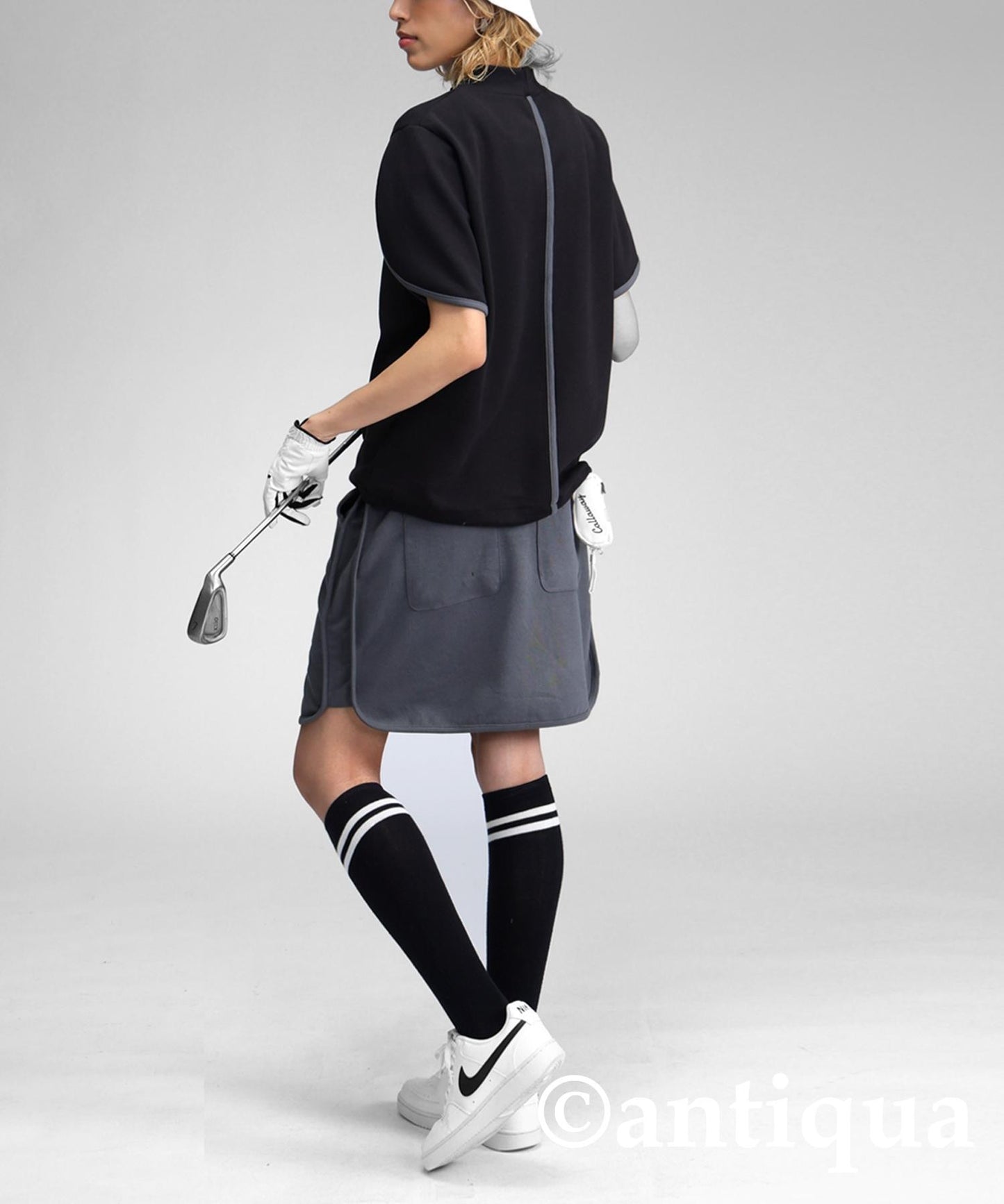 Ladies ANTIQUA GOLF × STCH Petal Sleeve Tops