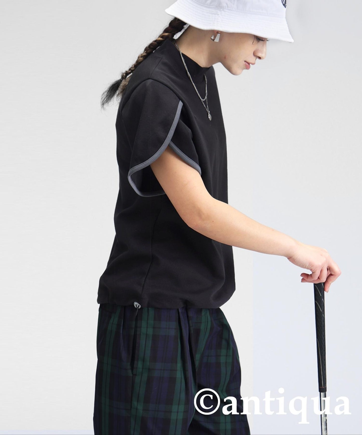 Ladies ANTIQUA GOLF × STCH Petal Sleeve Tops