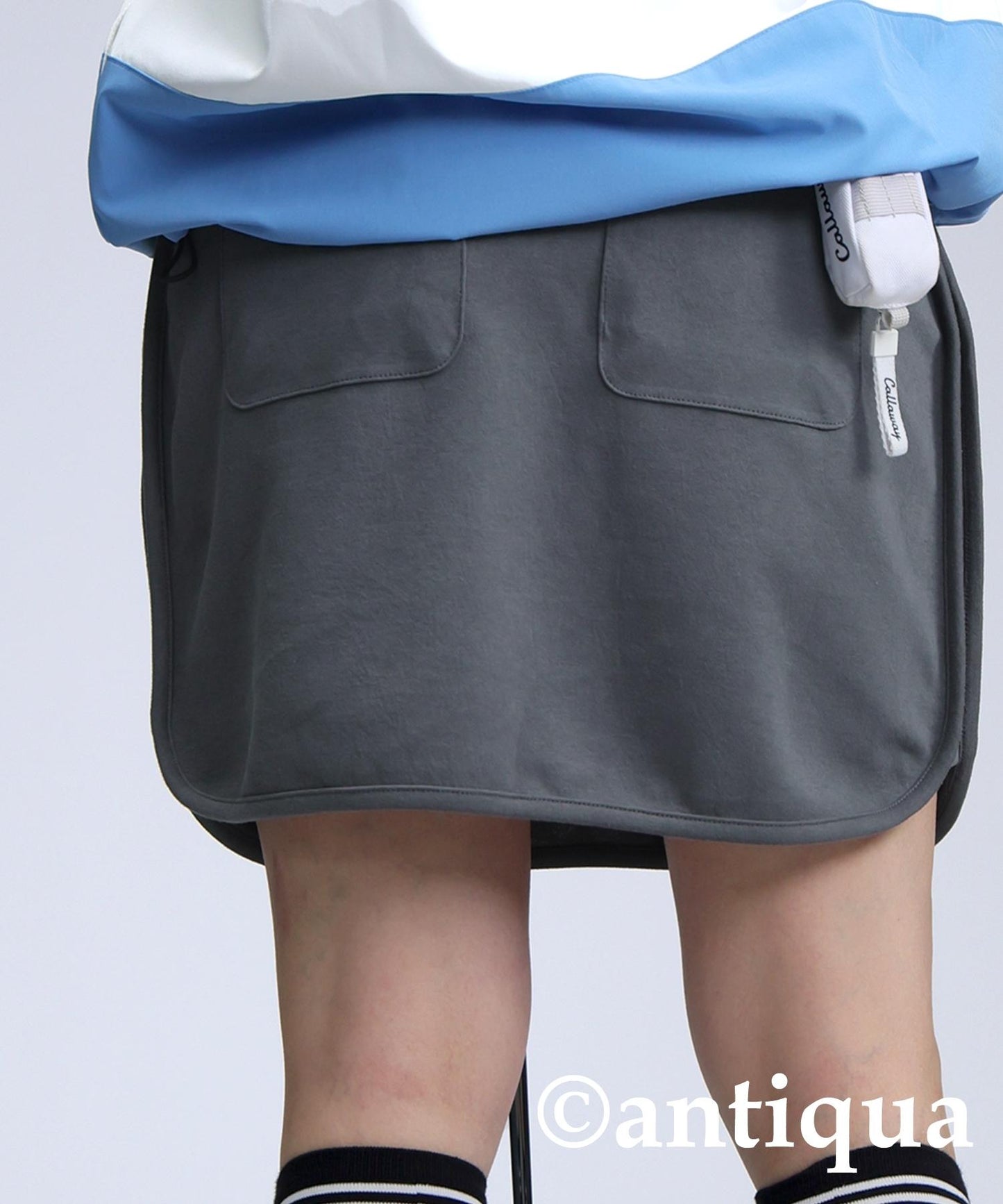 Ladies ANTIQUA GOLF × STCH Color Scheme Logo Skirt
