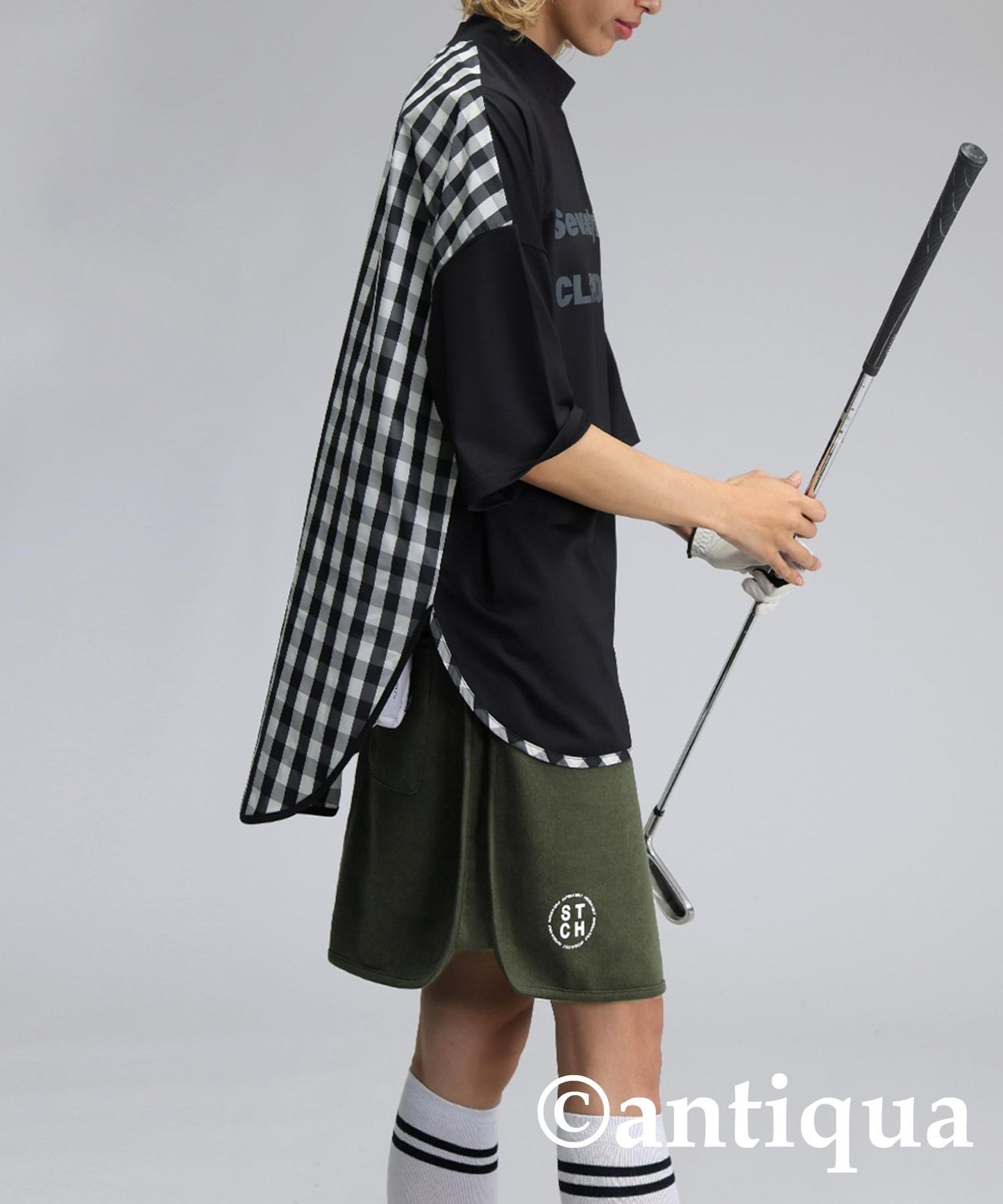 Ladies ANTIQUA GOLF × STCH Color Scheme Logo Skirt