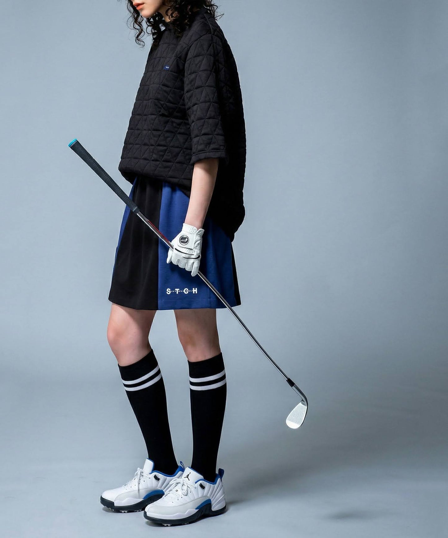 ANTIQUA GOLF×STCH Culotte Skirt With Built-In Inner Shorts Ladies