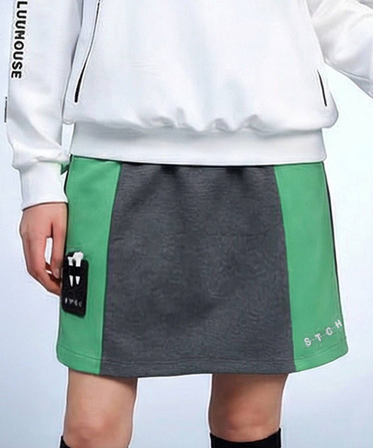 ANTIQUA GOLF×STCH Culotte Skirt With Built-In Inner Shorts Ladies