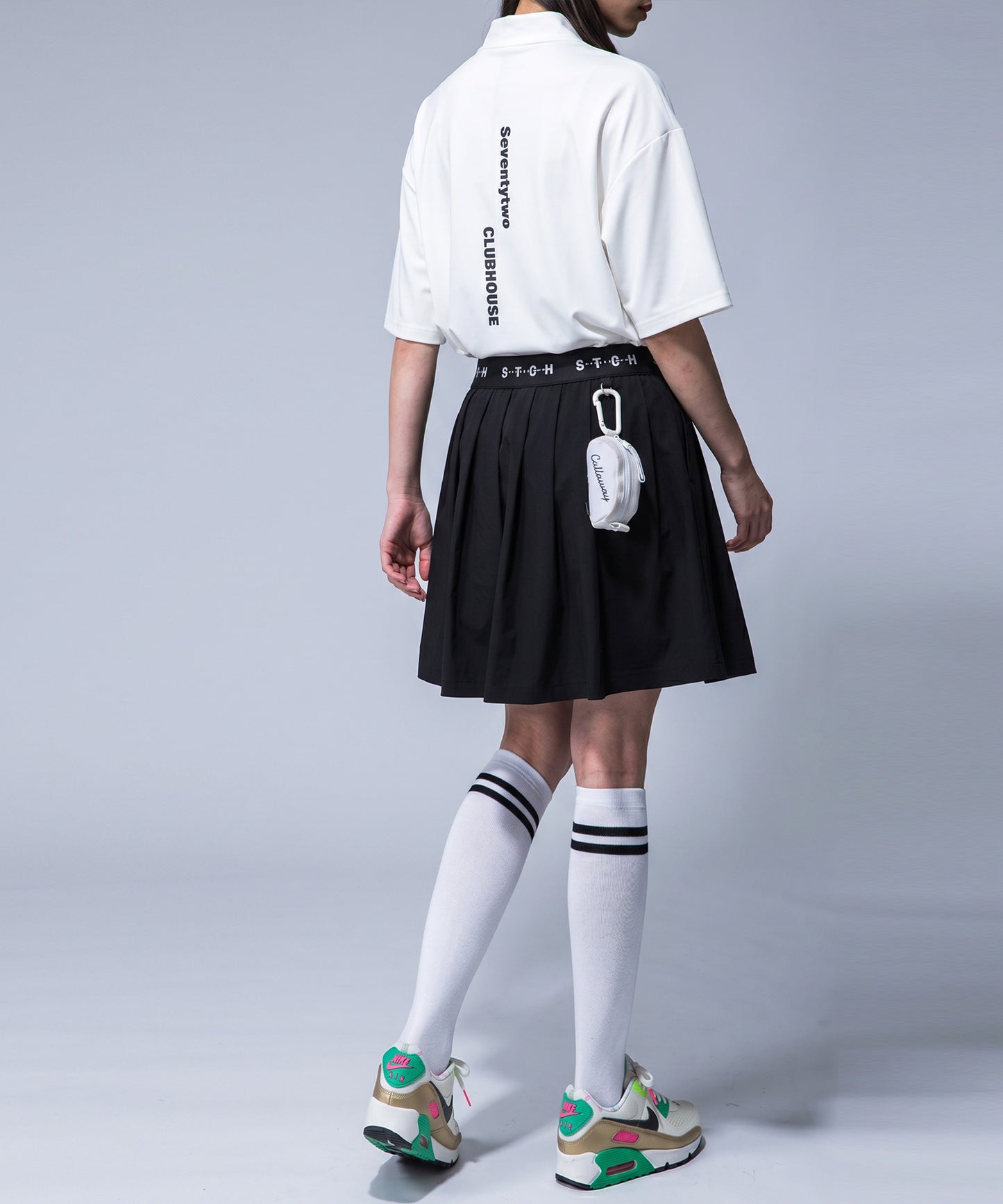 Mini-Length Pleated Skort Ladies