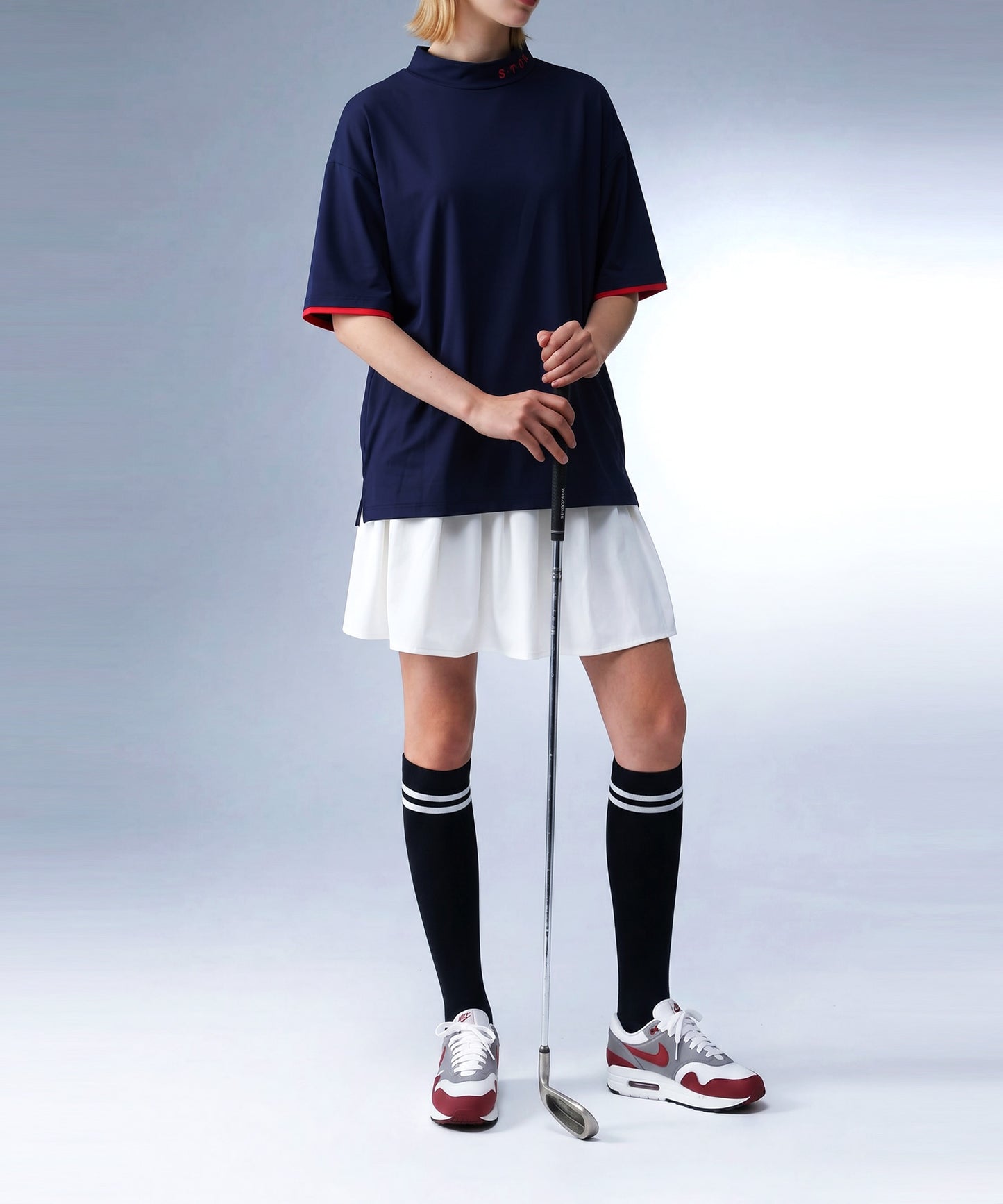 Mini-Length Pleated Skort Ladies