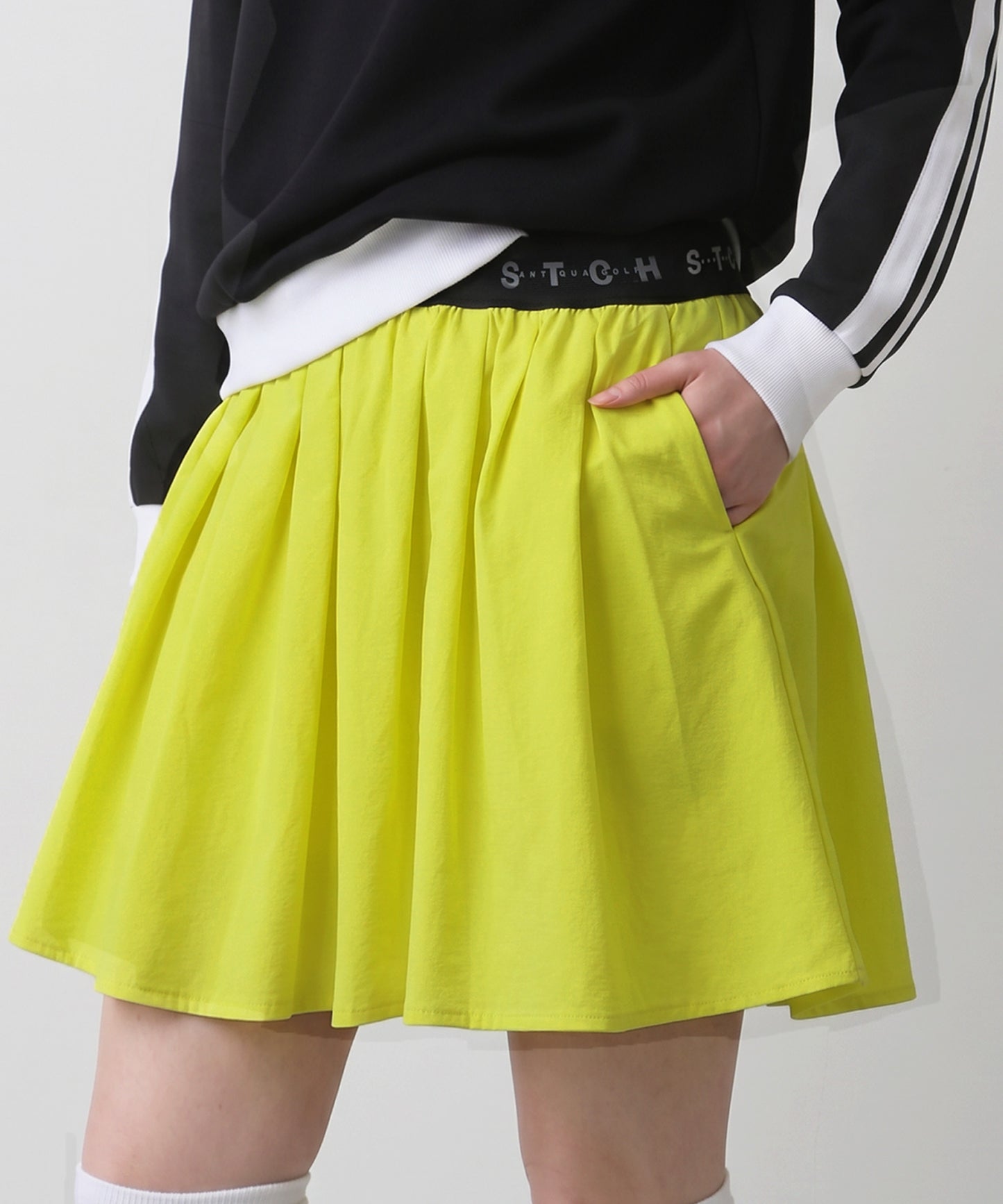 Mini-Length Pleated Skort Ladies