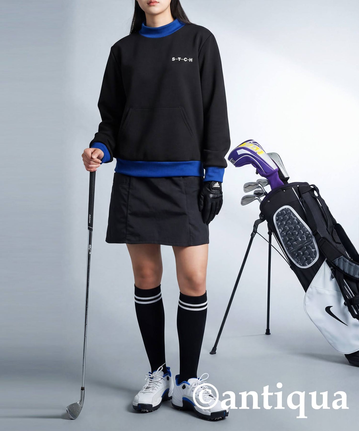 ANTIQUA GOLF×STCH Pullover Ladies