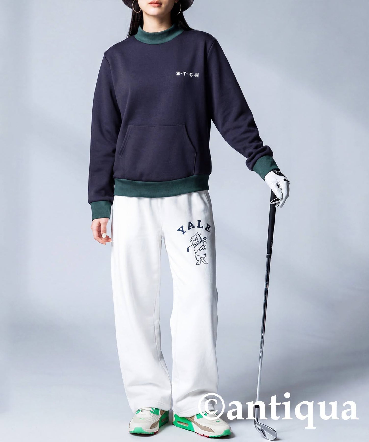 ANTIQUA GOLF×STCH Pullover Ladies