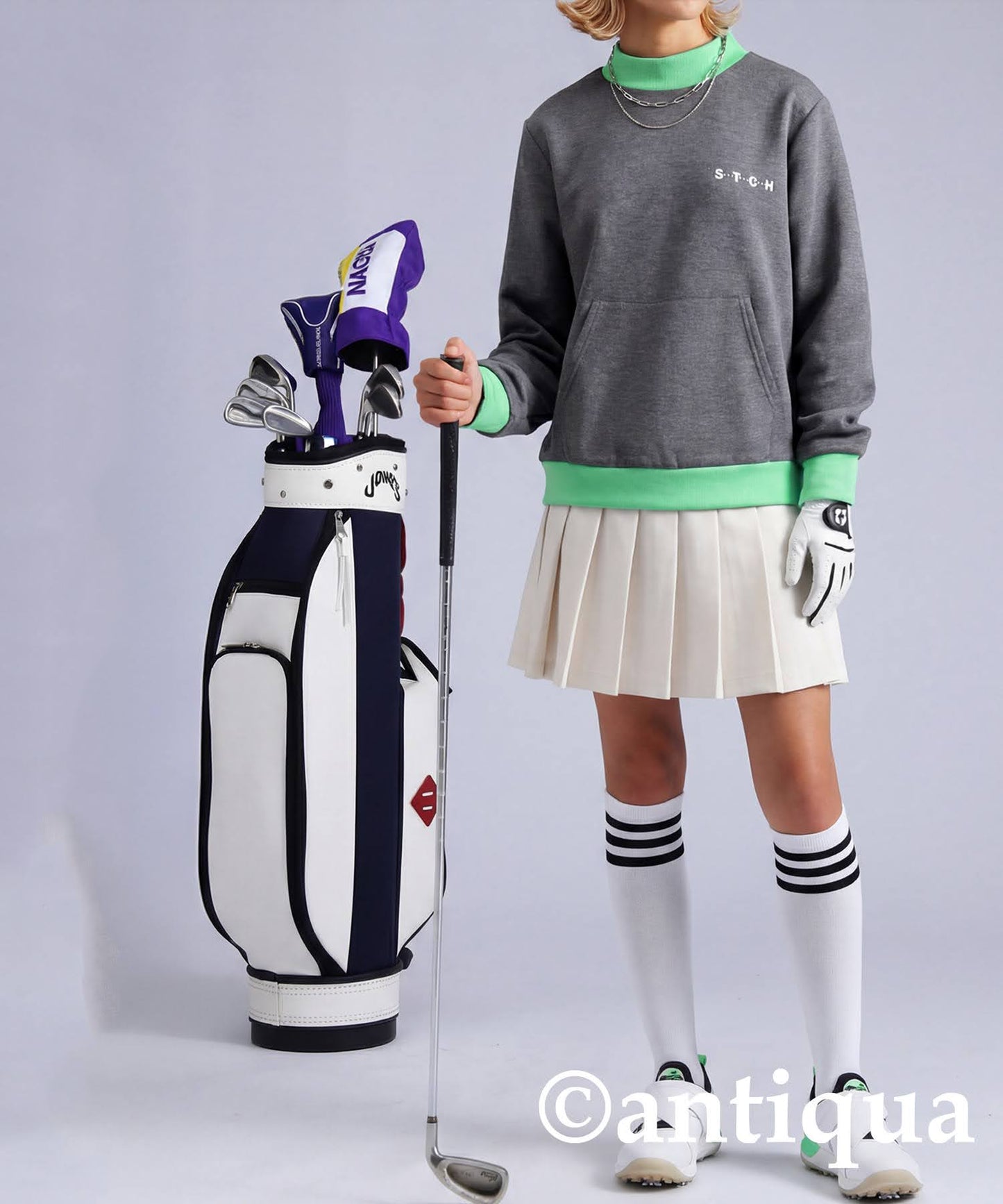 ANTIQUA GOLF×STCH Pullover Ladies