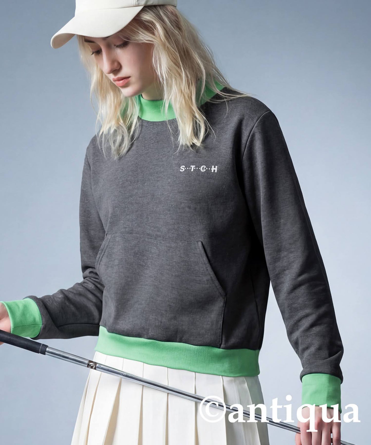 ANTIQUA GOLF×STCH Pullover Ladies