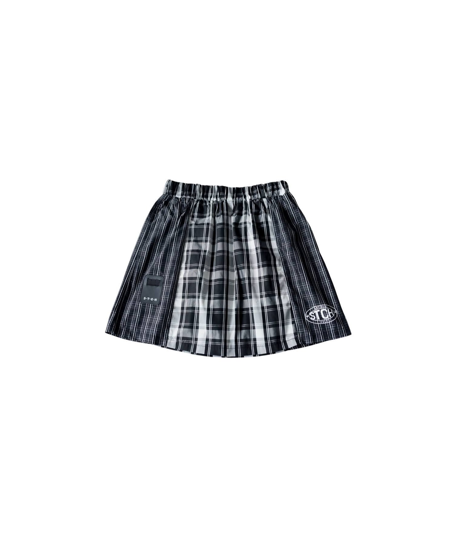 ANTIQUA GOLF×STCH Checkered Mini Skirt Ladies