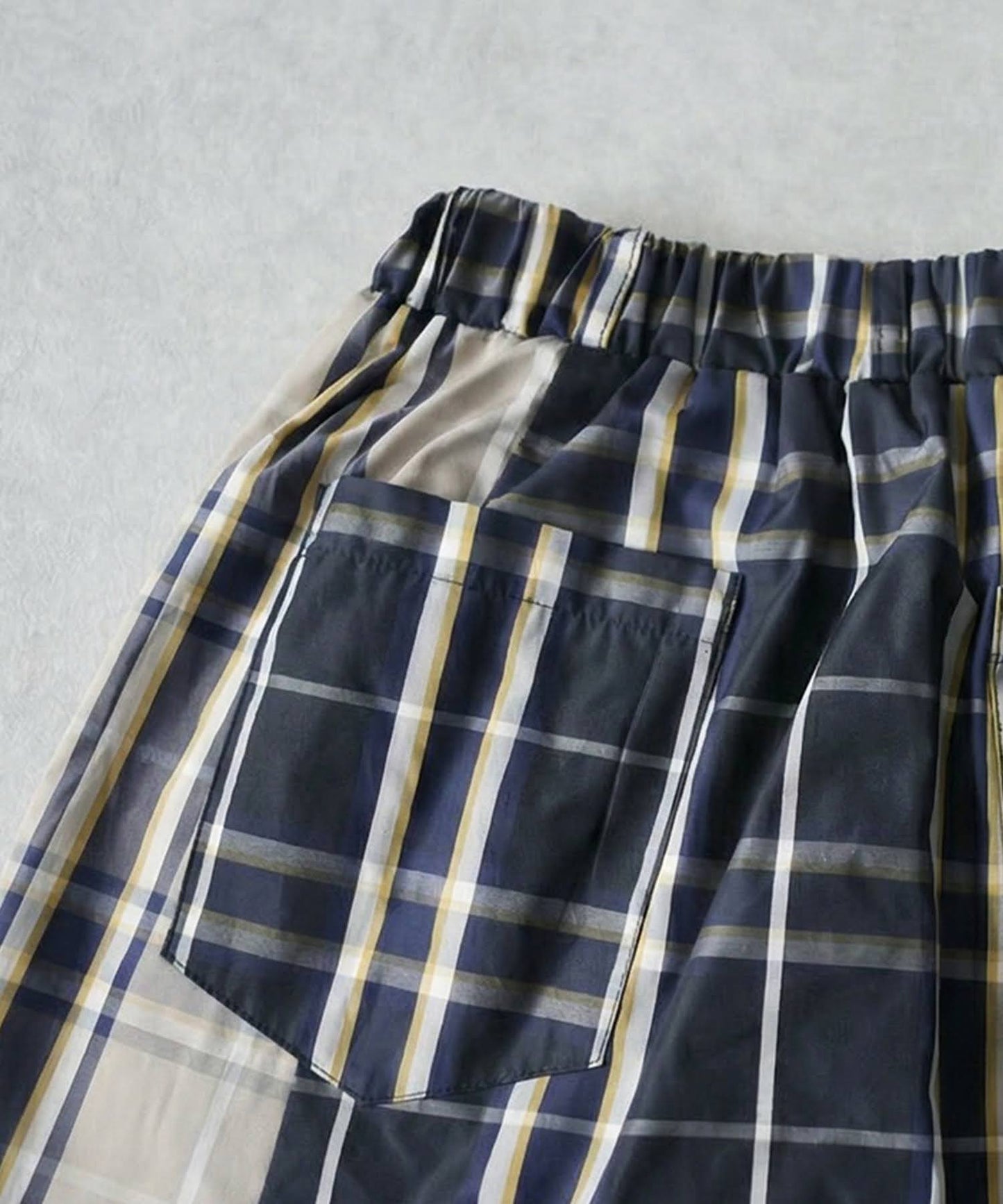 ANTIQUA GOLF×STCH Checkered Mini Skirt Ladies