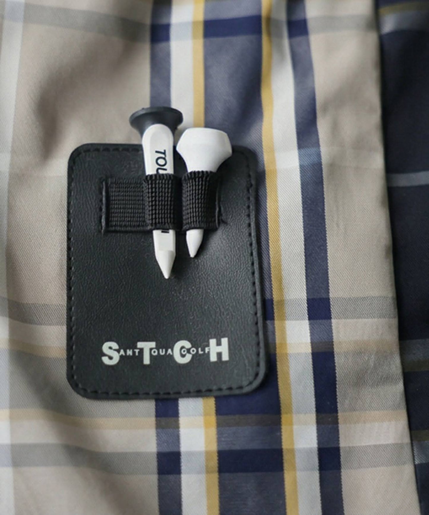 ANTIQUA GOLF×STCH Checkered Mini Skirt Ladies