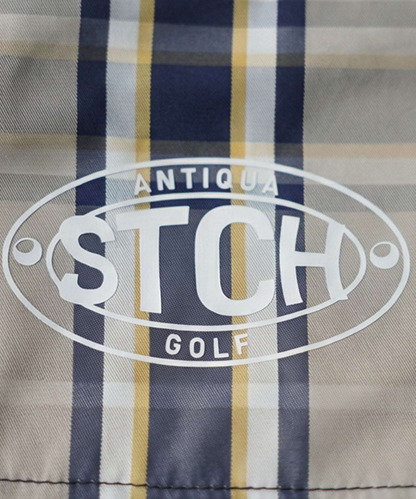 ANTIQUA GOLF×STCH Checkered Mini Skirt Ladies