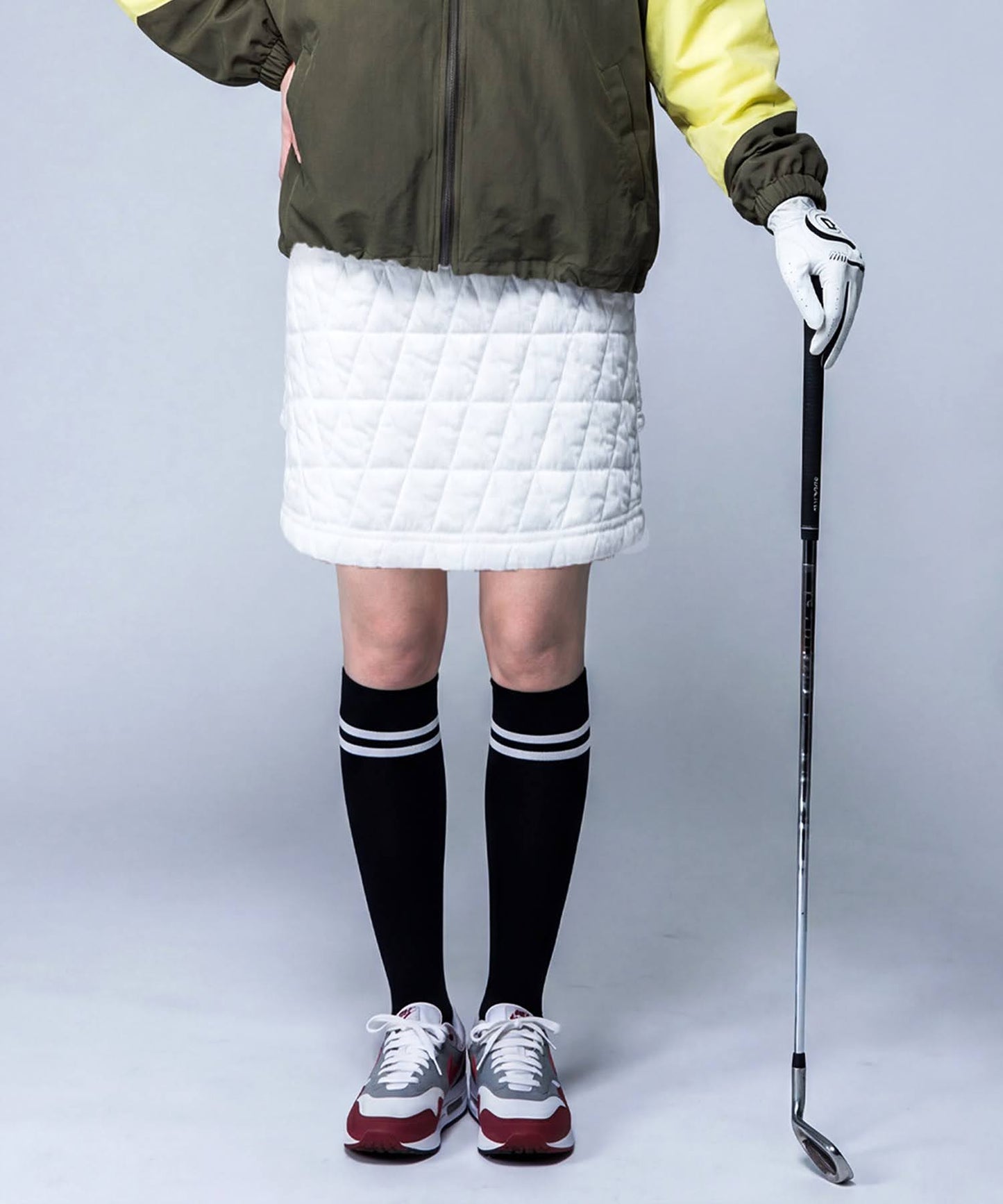 ANTIQUA GOLF×STCH Quilted Skirt Ladies