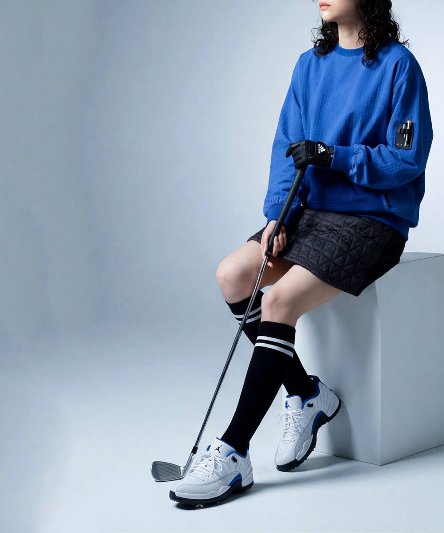 ANTIQUA GOLF×STCH Quilted Skirt Ladies