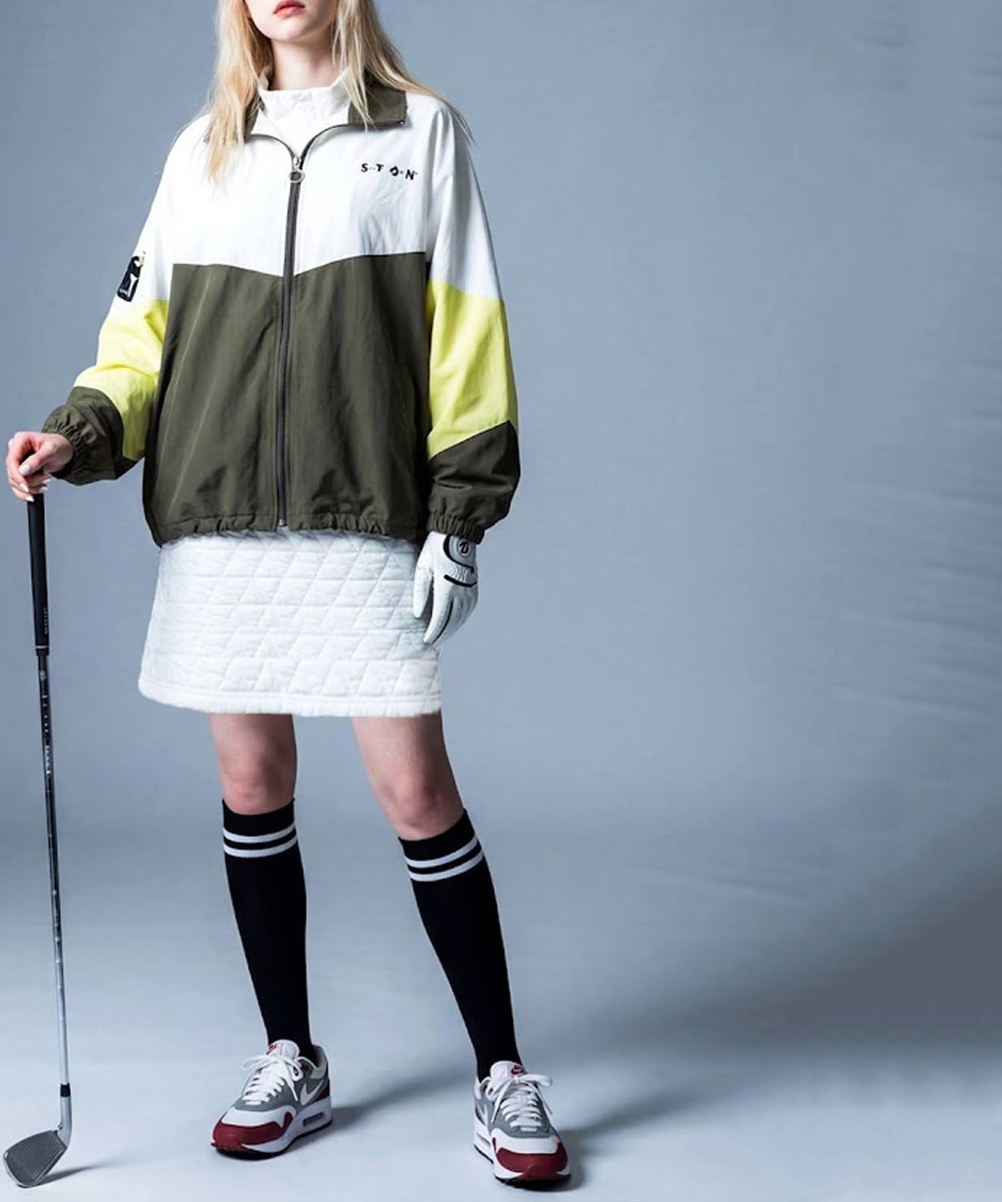 ANTIQUA GOLF×STCH Quilted Skirt Ladies