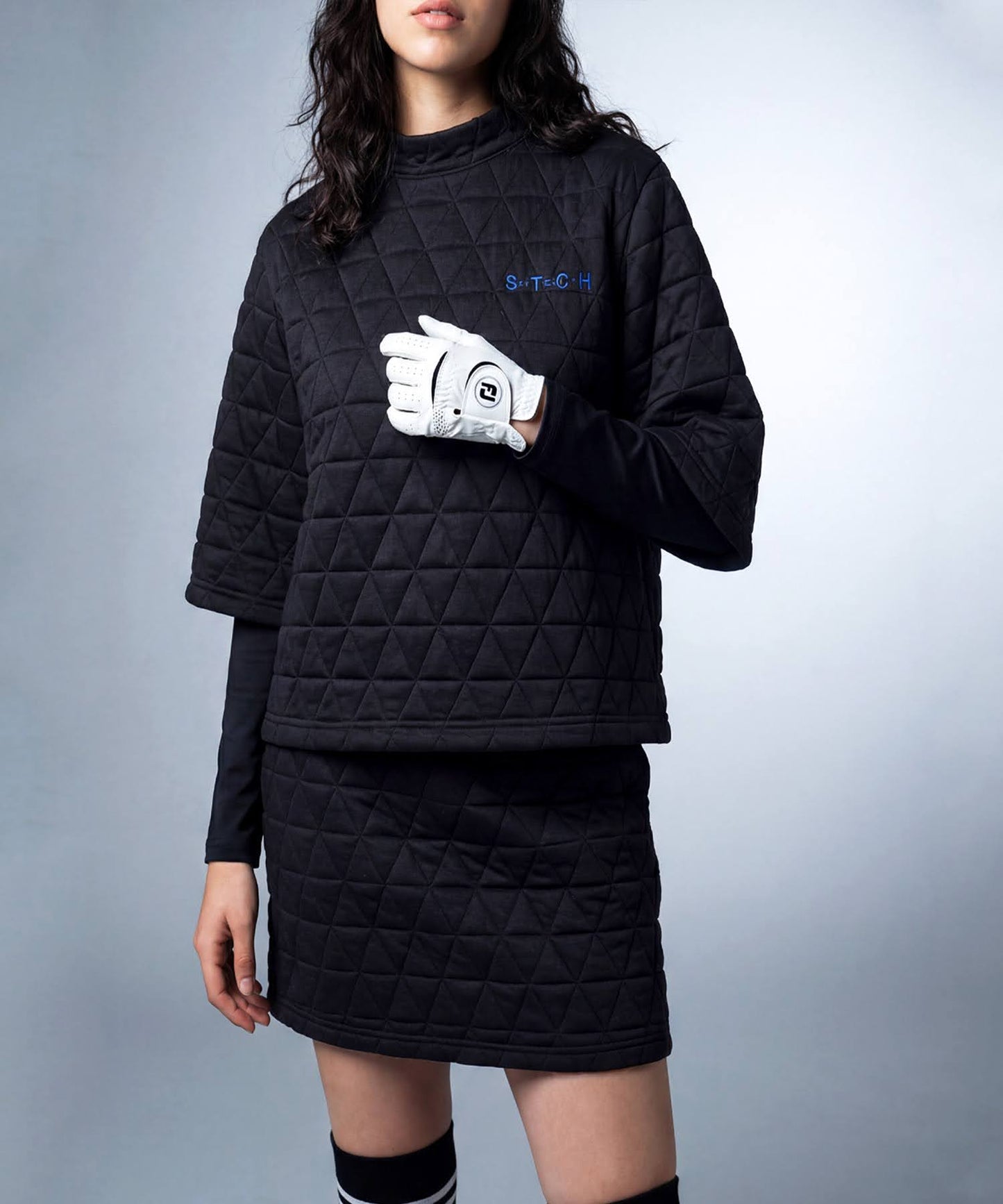 ANTIQUA GOLF×STCH Quilted Skirt Ladies