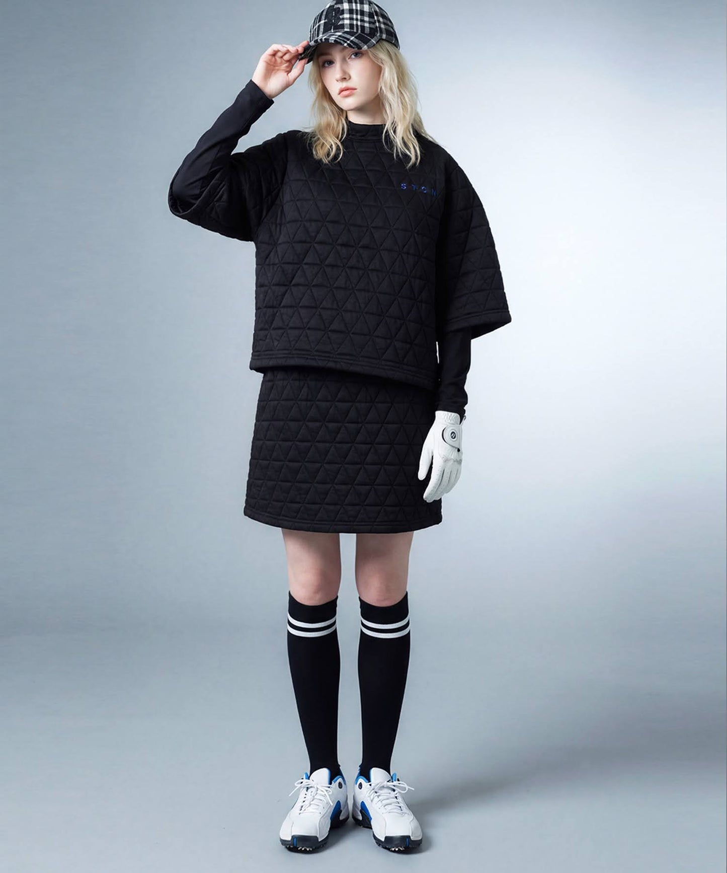 ANTIQUA GOLF×STCH Quilted Skirt Ladies