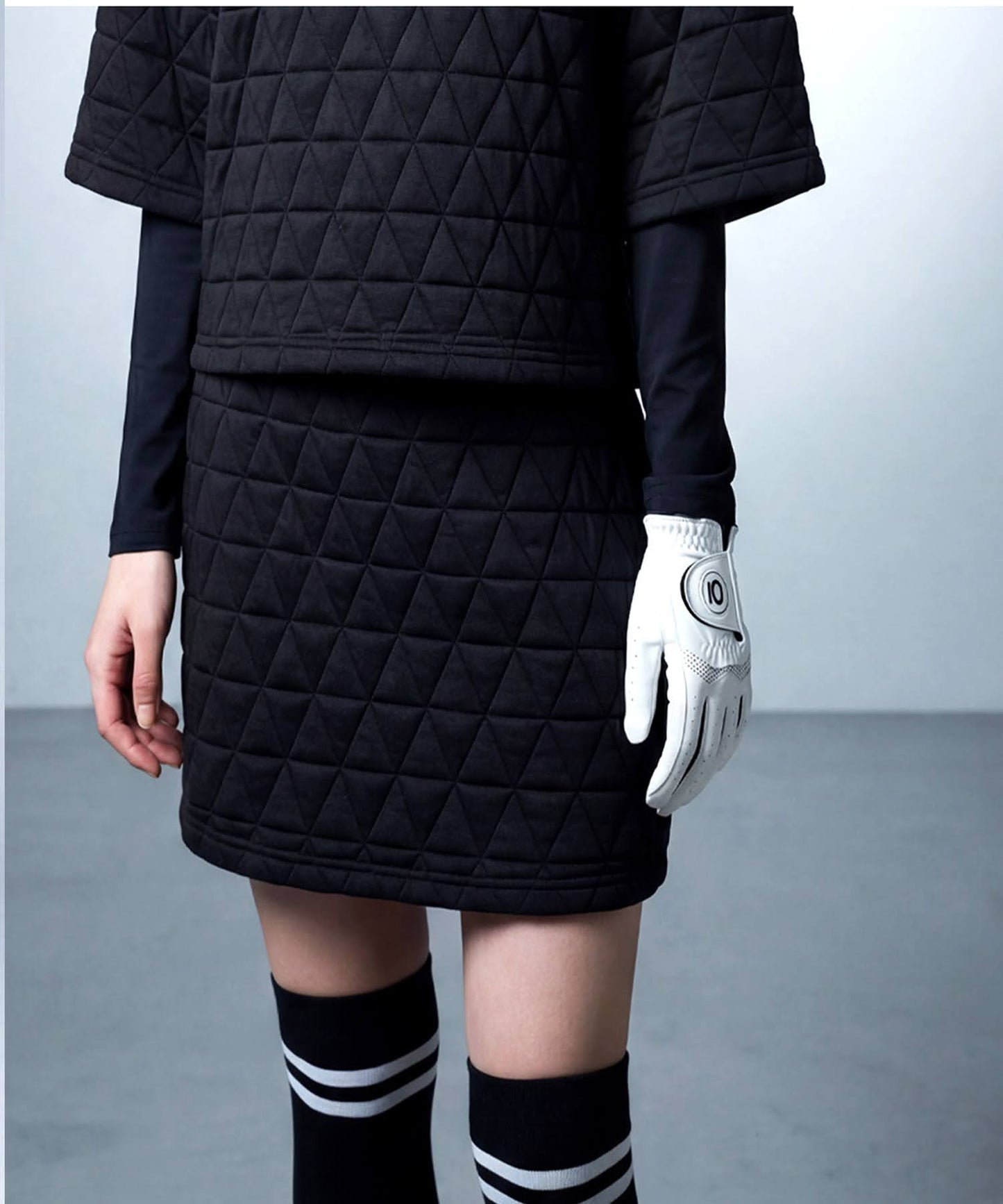 ANTIQUA GOLF×STCH Quilted Skirt Ladies