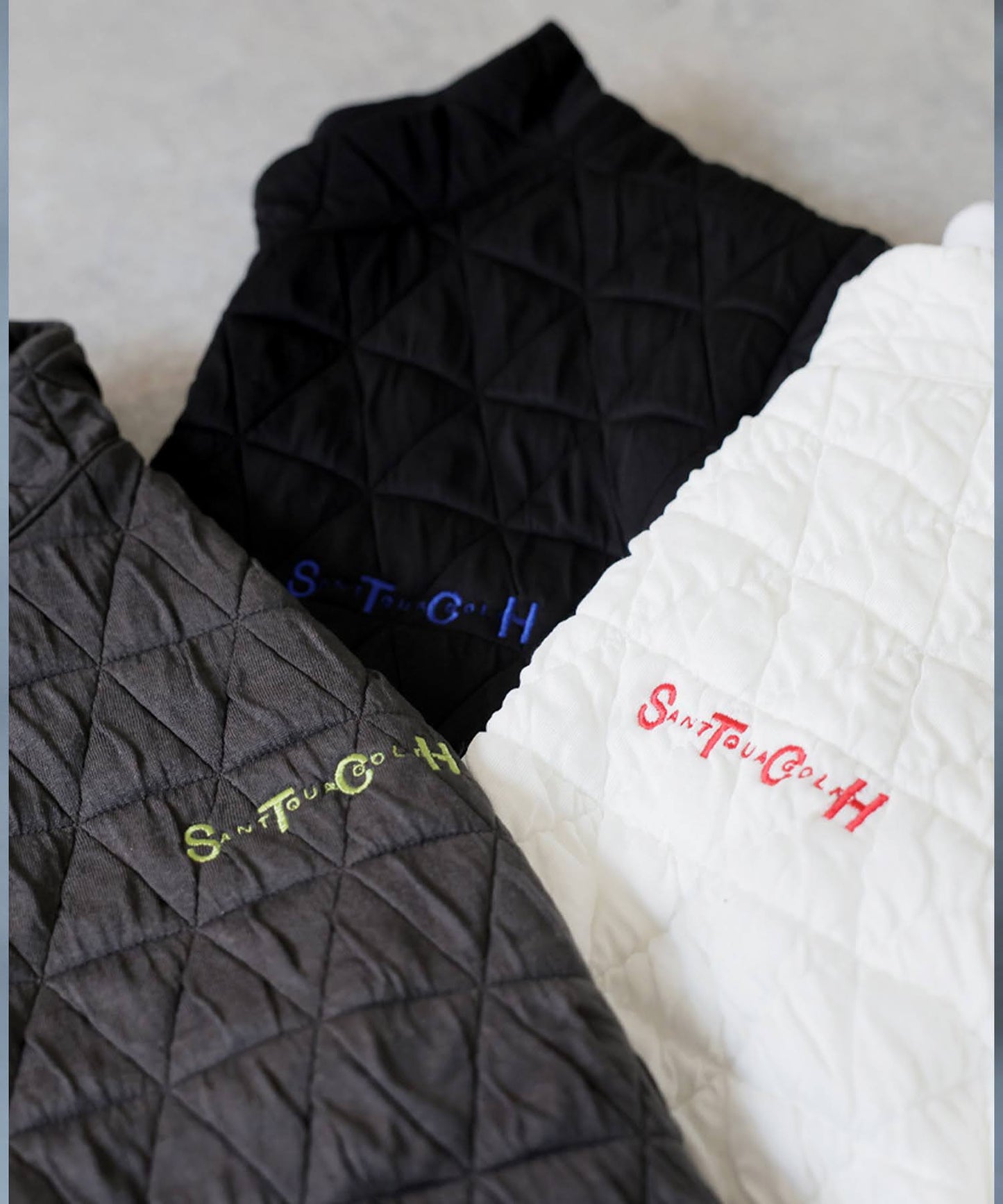 ANTIQUA GOLF×STCH Quilted Top Ladies