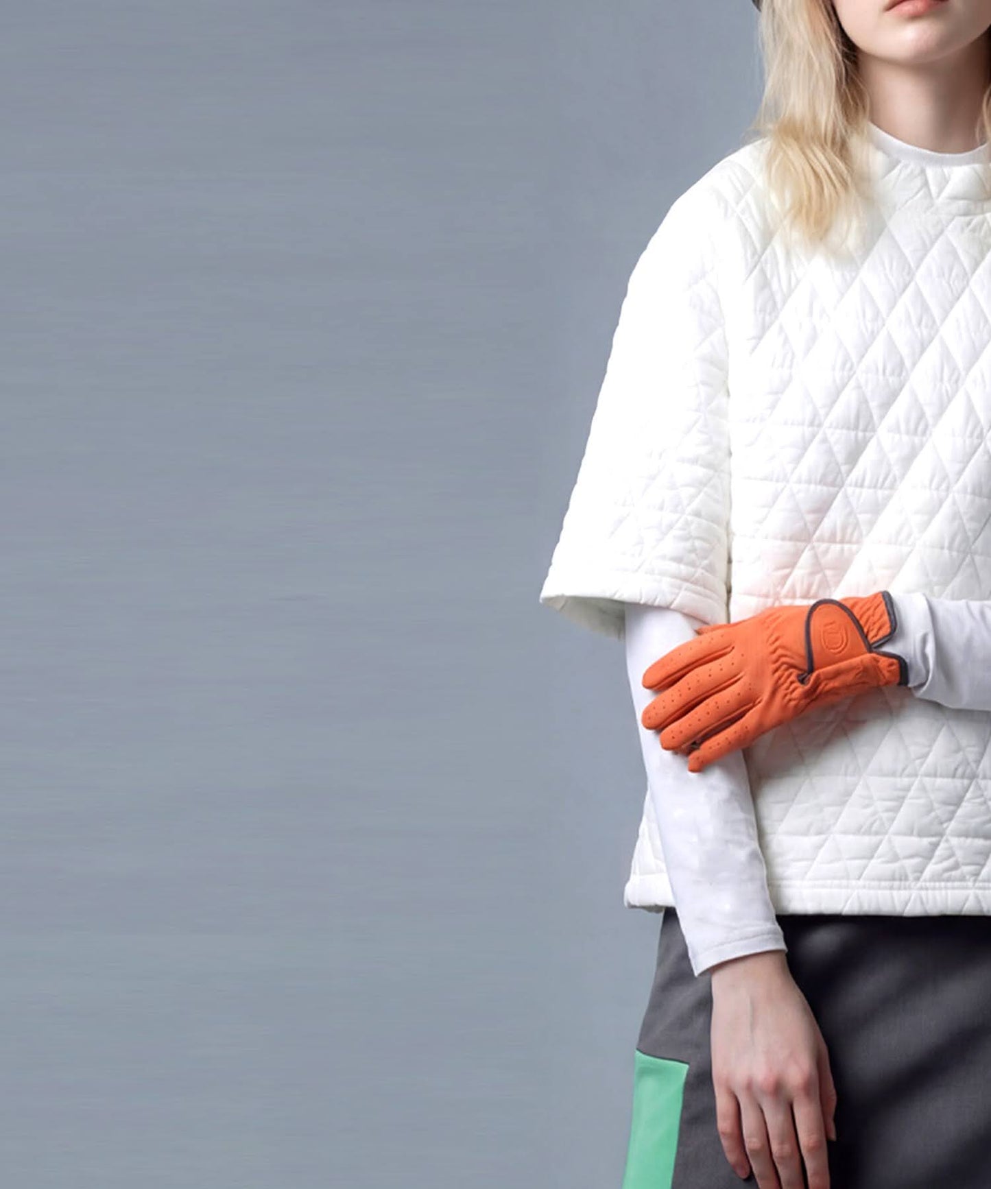 ANTIQUA GOLF×STCH Quilted Top Ladies