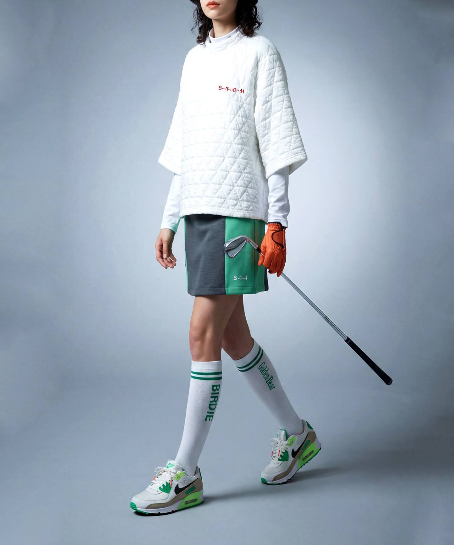 ANTIQUA GOLF×STCH Quilted Top Ladies