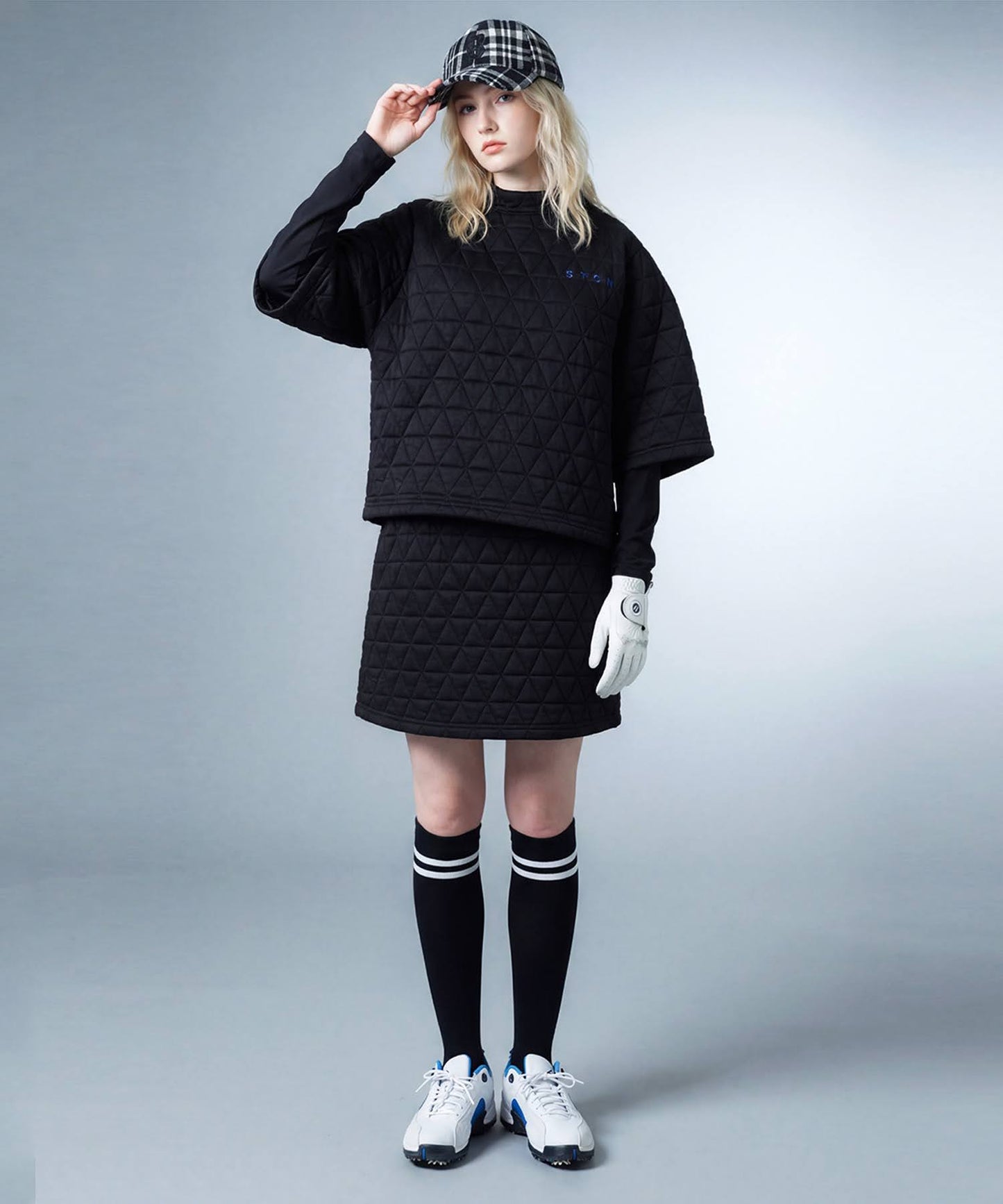 ANTIQUA GOLF×STCH Quilted Top Ladies