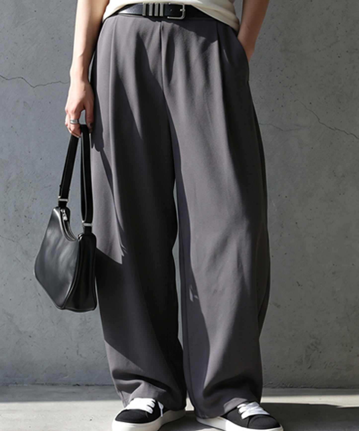 Stretch tapard pants Ladies Pants Bottoms