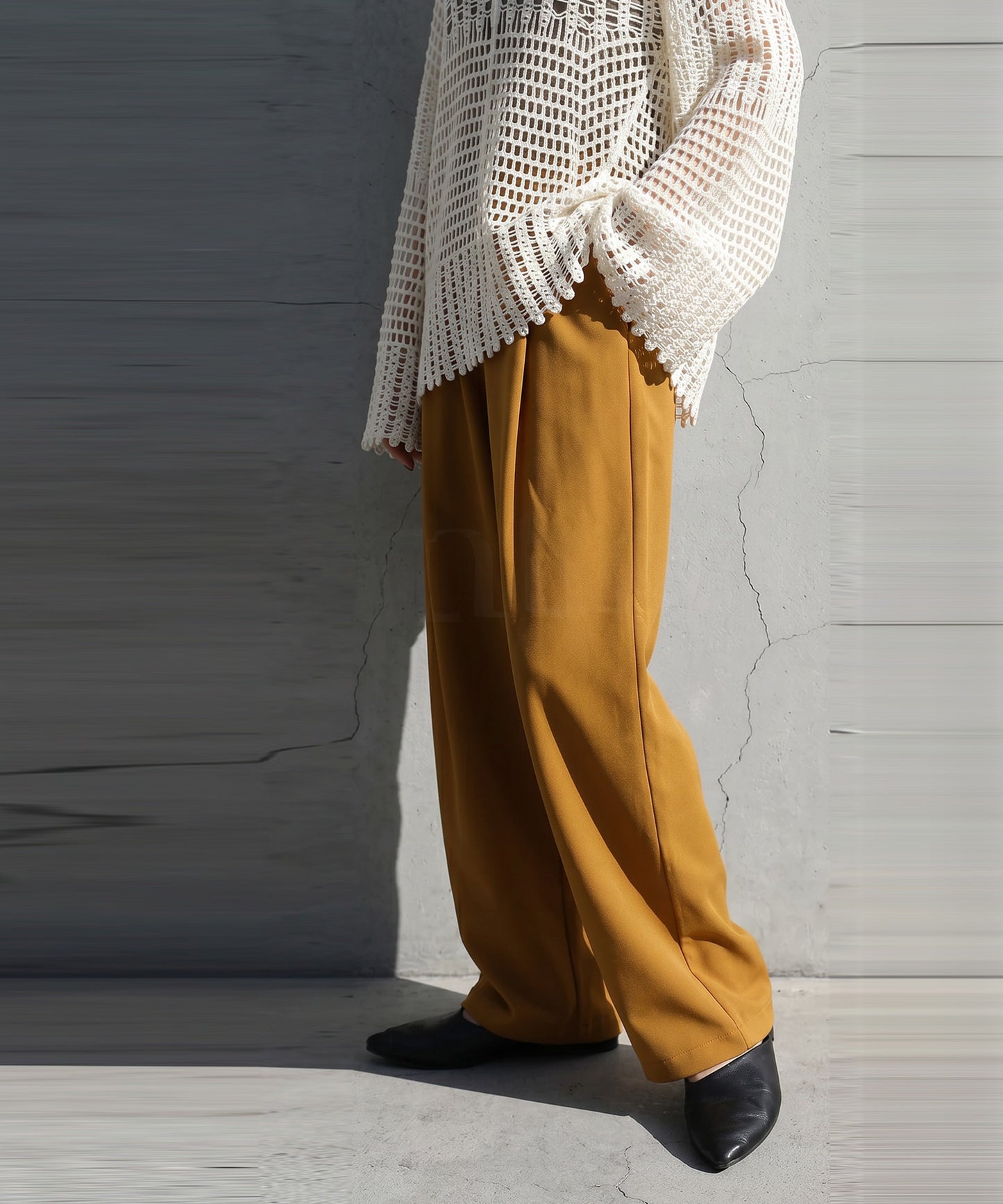 Stretch tapard pants Ladies Pants Bottoms