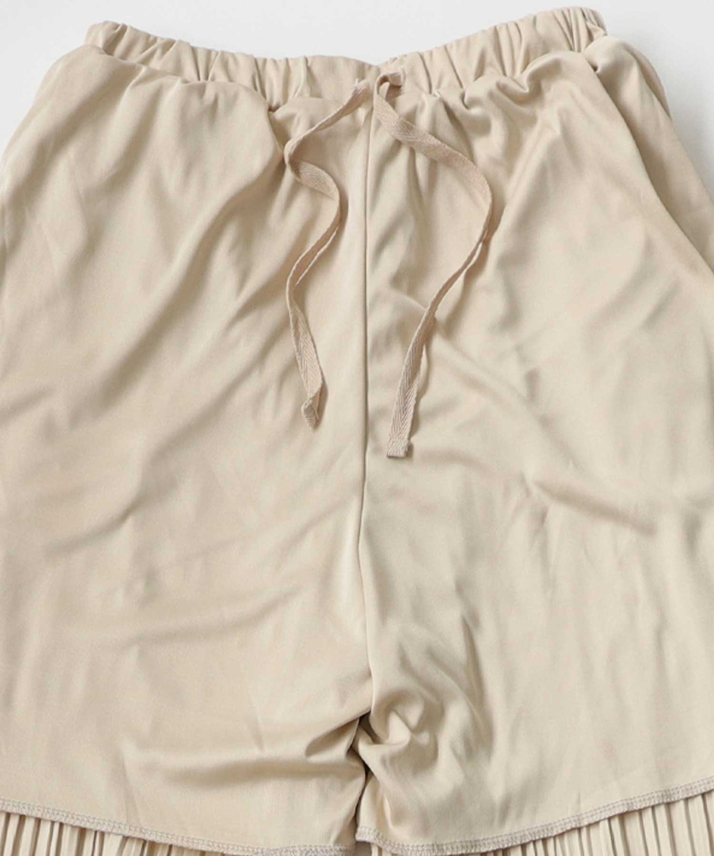 Random pleats satin Ladies pants Ladies Bottoms