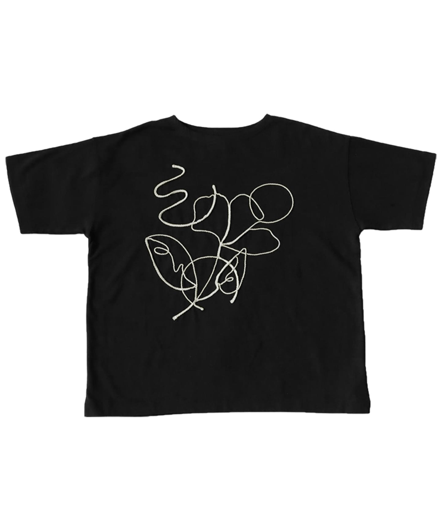 Rope Art designed T -shirt Ladies T -shirt Short Sleeve