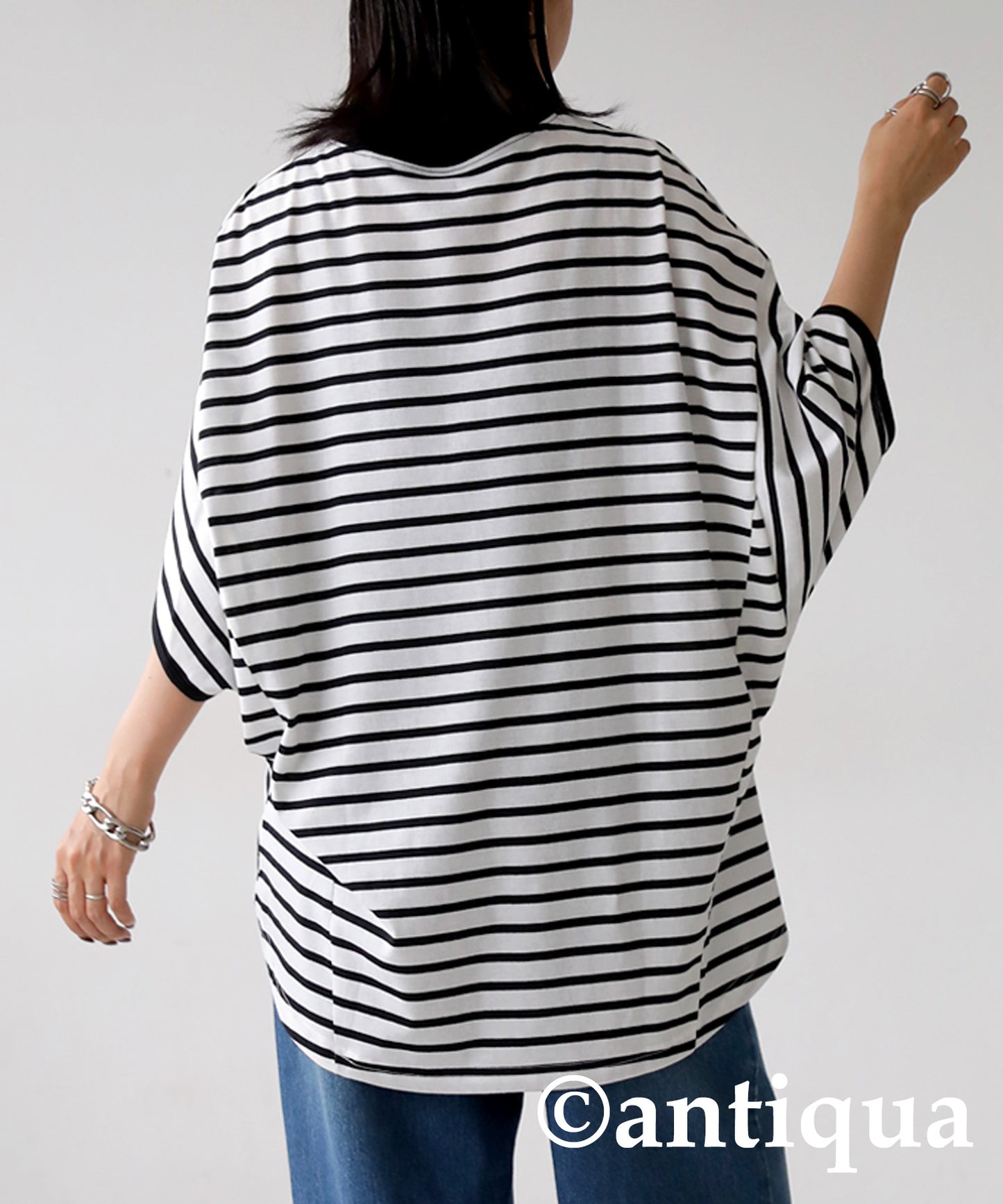 Border Dolman T-shirt Ladies